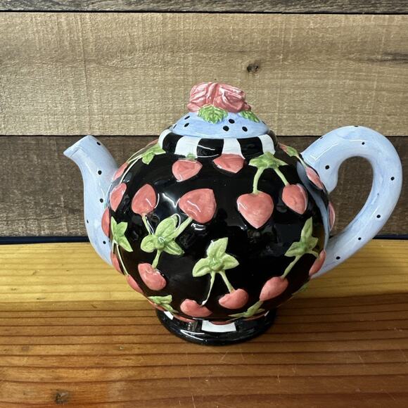 Teaberry Teapot In Box House Of Loyd - Picture 1 of 9
